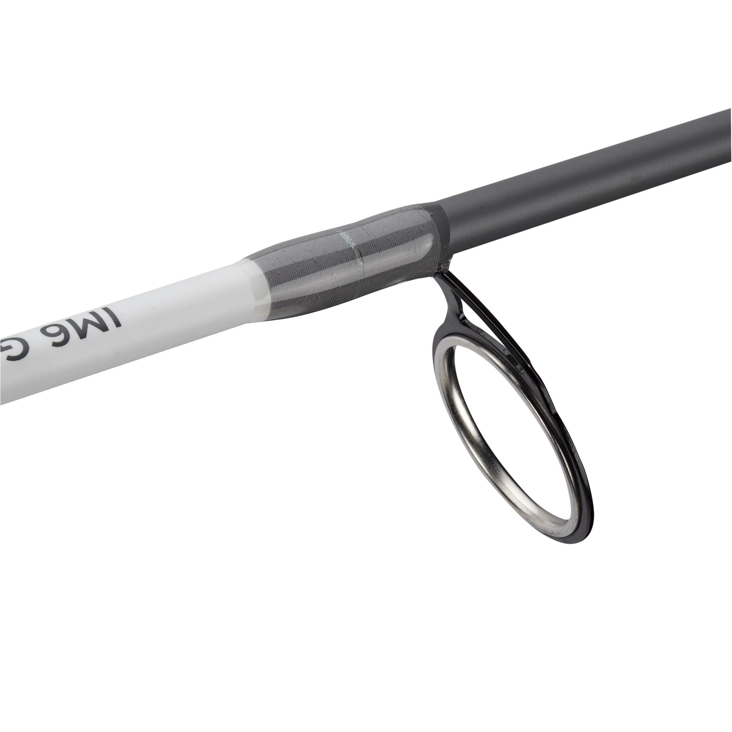 ProFISHiency Grey and White Fiberglass 5ft 8in Medium Graphite Spinning Fishing Pole Combo