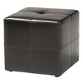 thumbnail image 2 of Baxton Studio Nox Dark Brown Ottoman, 2 of 8