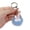C, variant on Keychain Rabbit Ear Soft Plush Ball Charm Key Chain Car Keys Bags Backpacks Kids Travel Accessories Stress Relief Gift