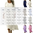 thumbnail image 4 of VBVC Women's Cotton Linen Crew Neck Maxi Dress , Summer Empire Waist Dress For Women,Ladies' 3/4 Sleeve Swing Tunic Dress with Pockets,Pink,S-2XL, 4 of 10
