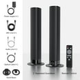 thumbnail image 2 of Assistrust Sound Bar for Smart TV, 80W Soundbar with Bluetooth/ARC/Opt/AUX Connect, Dynamic Volume Boost, 3 Equalizer Modes, 2 in 1 Detachable Soundb, 2 of 8