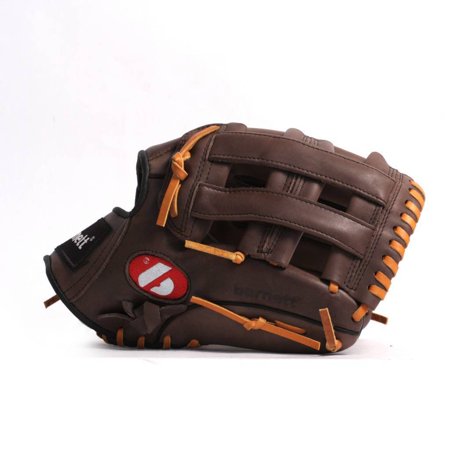 BARNETT GL-125 Gant De Baseball Cuir 12,5 Pouces Outfield Compétition - Noir - Pour Gaucher