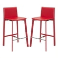 thumbnail image 1 of Safavieh Tabouret de Bar 30 Pouces en Rouge (Ensemble de 2), 1 of 1