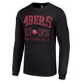 thumbnail image 2 of Men's Starter Black San Francisco 49ers Throwback Logo Long Sleeve T-Shirt, 2 of 3