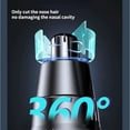 thumbnail image 3 of Potente recortador de pelo de nariz eléctrico para hombres y mujeres: motor de alto par y bajo ruido, perfecto para depilación de nariz y orejas, 3 of 5