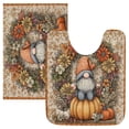thumbnail image 2 of RMDQTR 16" × 24" Rectangle Shape Bathroom Rugs Plush Toilet Base Mat Soft Rugs Non Slip Absorbent Pumpkin Old Elf, 2 of 9