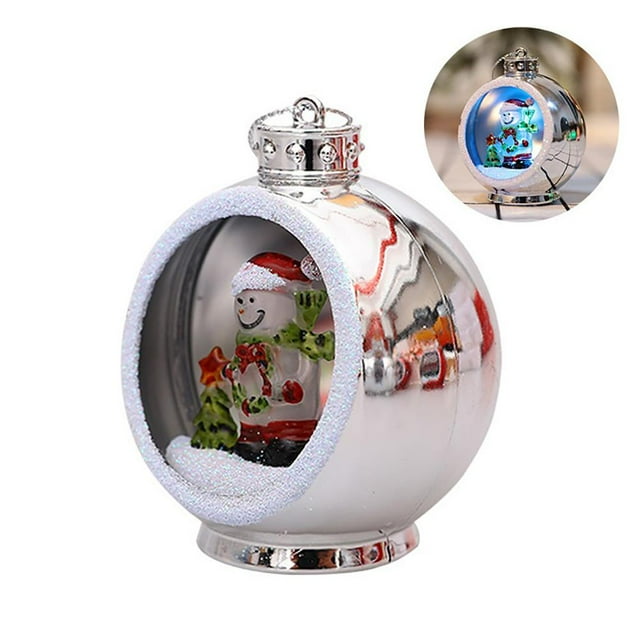 Claus Muñeco De Nieve Colgantes Led Adornos Colgantes Para Decoraciones Navideñas Guardurnaity HA042652-06