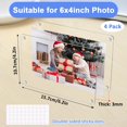 thumbnail image 2 of Acrylic Fridge Magnetic Frame x In Acrylic Photo Picture Frames Double Sided Photo Refrigerator Magnet Picture Frame Clear Picture Display Frame, 2 of 7