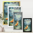 thumbnail image 4 of Designart 'Fox Over A Night Sky With Moon' Children's Art Framed Art Print, 4 of 4