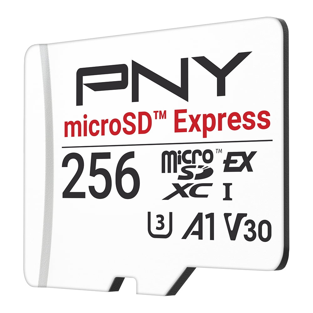 PNY microSD™ Express 256GB UHS-I U3 V30 A1 microSDXC Flash Memory Card, up to 890 Read & up to 750 Write, Compatible with Nintendo Switch 2