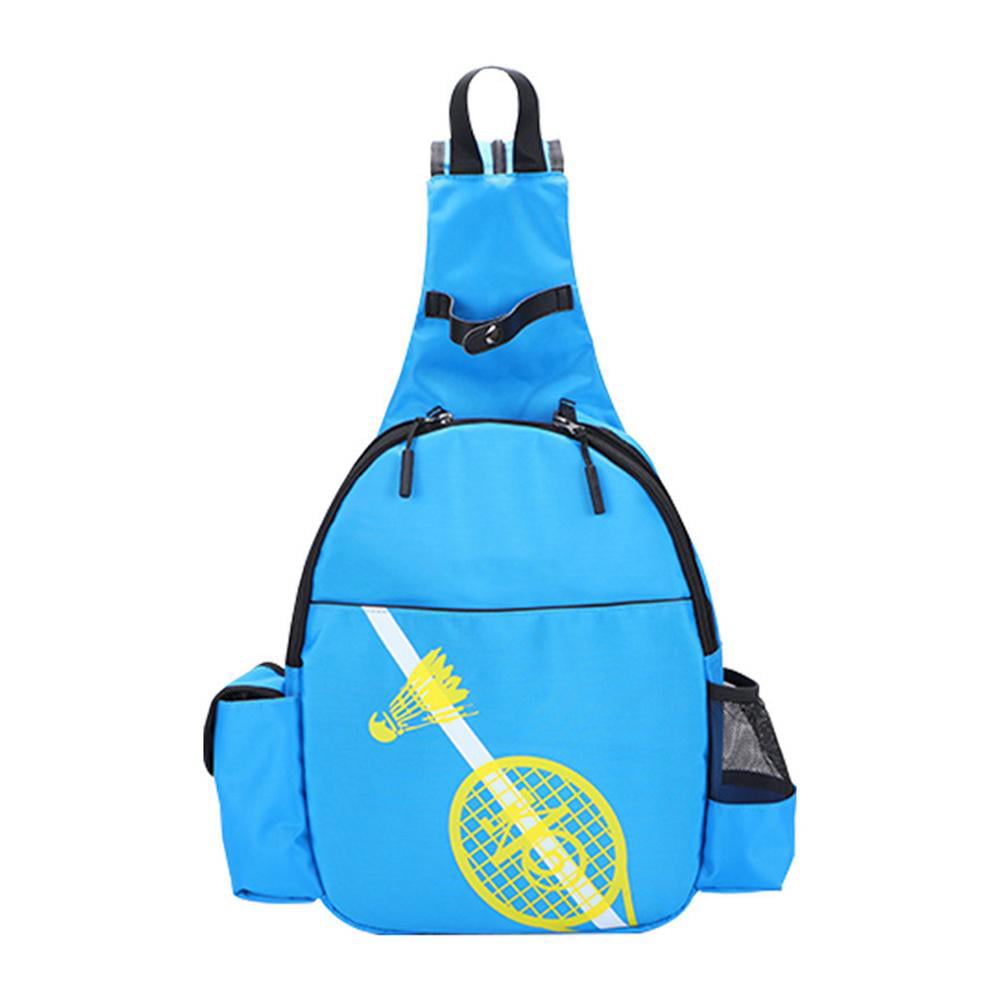 Drawstring Backpack Tennis Rackets Balls Rucksack
