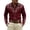 Red@GC@, variant on CONZONE Mens Buttons Down Shirts Short Sleeve Shirts for Men Trendy Western Cowboy Graphic Lapel Soft Lightweight Tops