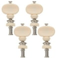 thumbnail image 1 of 4pcs String Tuning Pegs Keys Tuners Machine Head Pin Set for Ukulele Friction Tuners Parts White with Plastic Button (Chromium White), 1 of 5