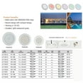 thumbnail image 4 of Swimming Pool Lights Thin Underwater Lights Four-line Colorful RGB Pool Lights Fish Pond Lights Pool Lights, 4 of 6