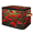 Multicolor 2, variant on ADECORIVY Red Pomegranate Storage Bin with Lid, Fabric Foldable Shelf Baskets Boxes, Fruits Tree Closet Lidded Storage Bins, Clothes Organizer Container with Handles for Bedroom Home