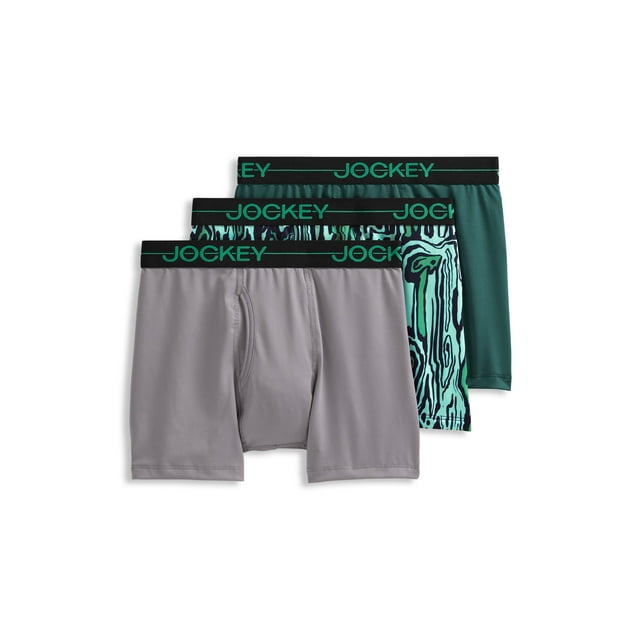 Jockey Boxeur-Brief Extensible en Microfibre pour Garçons - Lot de 3