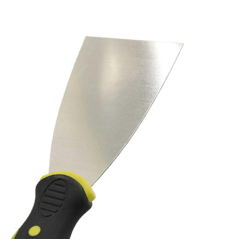 BANCOO Putty Knife Scrapers, 4” Scraper Spackle Knife | Stainless Steel  Paint Scraper for Drywall Finishing | Metal Scraper Tool for Plaster  Scraping