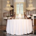 thumbnail image 1 of GFDYREE White Sequin Tablecloth Round 120-Inch, 1 of 6