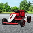 thumbnail image 3 of 24V Electric Kids Drift Go Kart – Ride-On Racing Toy with Dual Motors, 8.1 MPH Speed, 2-Speed Control for Boys and Girls 6+, 3 of 73