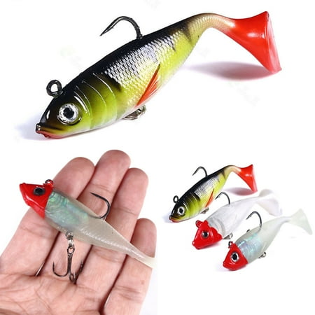 Cheers.US 18.5g 10cm Fishing Lure Set Bass with Topwater Floating Double Fish Hook Artificial Hard Bait Fishing Lures Sinking Hard Lure Fishing Tackle Lifelike