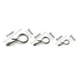 thumbnail image 2 of 50Pcs Stainless Steel Fly Fishing Snap Hooks / Links / Connectors Quick Change, 2 of 4