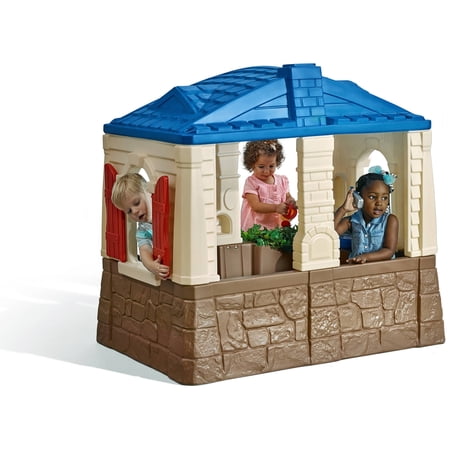 Best Step2 Neat & Tidy Cottage Playhouse, Blue deal
