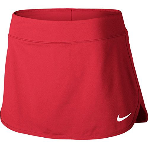 gitaar Taille chef Nike Dri-Fit Tennis Skirt Skort, Action Red/White, Medium - Walmart.com
