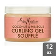 thumbnail image 2 of SheaMoisture Curling Gel Souffle for Thick, Curly Hair Coconut , Hibiscus to Moisturize and Protect Hair 12 oz, 2 of 5
