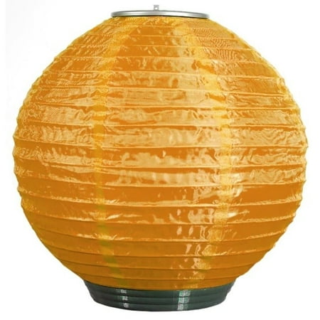 UPC 035286296137 product image for Orange Solar-powered Soji Lantern | upcitemdb.com