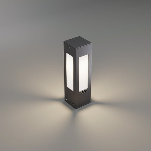 Decorative Outdoor Landscape Lighting  Modern Walkway and Pathway Lights, Column Lamp, Modern Porch Lighting, Short Bollard Light 14"