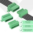 thumbnail image 3 of 16 Pin Screw Terminal Block Connector, 3.5mm PCB Mount Screw Terminal, 3 of 7