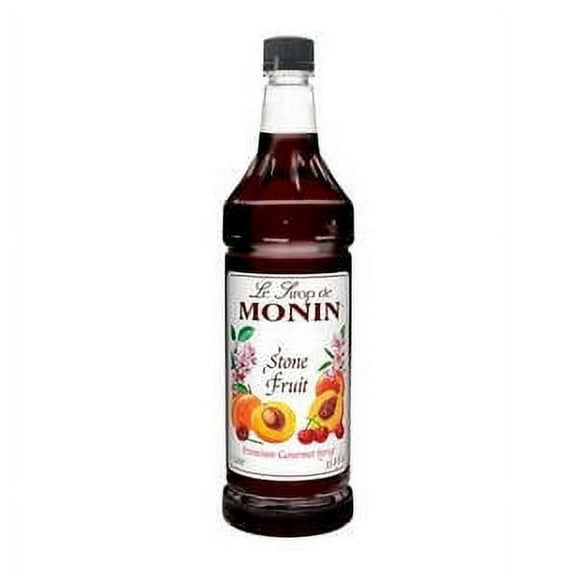 Monin Stone Fruit Syrup - Bottle (1L)