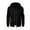 Black, variant on Mgmyaa Men's Zip Up Hooded Sweatshirt Jacket Breathable Lightweight Stand Collar Athletic Top for Gym Jogging