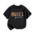 thumbnail image 4 of Ccpelsie Girls Toddlers' Short-Sleeve Graphic T-Shirts Crewneck Kids Tee Tops Girls Clothes Dark Gray,2-3 Years, 4 of 4