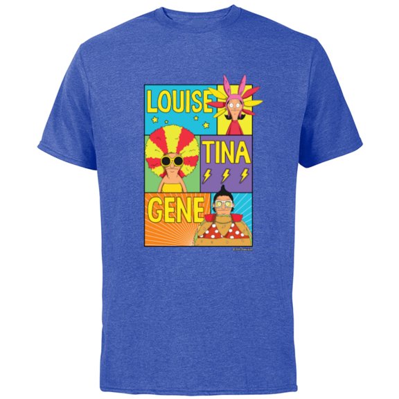 The Bob’s Burgers Movie Louise Tina Gene - Short Sleeve Cotton T-Shirt for Adults - Customized-Royal Heather