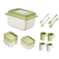 thumbnail image 1 of Dinnerware Sets Outdoor Tableware Set Stackable Cups Box Nordic Reusable Camping Style B, 1 of 7