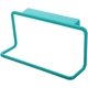 thumbnail image 1 of Estante de cocina, toallero, estante de baño, estante de almacenamiento sin perforaciones, estante de almacenamiento con puerta trasera, azul, 1 of 4