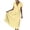 #0086-Yellow, variant on Pounoo Women's Dresses V Neck Short Sleeve Wrap Linen Blend Midi Dress With Waist Tie Casual Beach Wear Lightweight Breathable Loose Fit Vacation Sundresses Gift