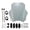 Transparent blue, variant on Motorcycle Windshield PC Metal Construction Wind Pressure Easy Installation Modern Styles Windscreen
