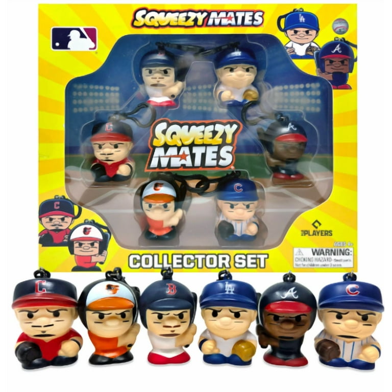 MLB フィギュアセット Squeezymates MLB Baseball 6 Figure 2025 Collector Set - Walmart.com