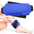 thumbnail image 1 of WORLD-BIO Reusable Gel Cold & Hot Packs, Flexible Ice Packs for Injuries Recovery, Joint Pain Relief for Knee, Foot, Head, Elbow, Ankle, Adjustable Wrap for Surgery, Muscle Pain, Swelling, Bruise, 1 of 3