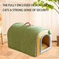thumbnail image 3 of Cozy Winter Pet Bed For Small Cats And Dogs Under 11 Pounds Soft Warm Indoor Sleeping Napper With Handle Cartoon Design Machine Washable, 3 of 6