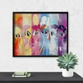 thumbnail image 5 of My Lit-tle Pony Diamond Arts Kits for Adults Diamond Art Gem Art Painting Full Drill Round Art Gem Painting Kit for Home Wall Decor 16"x20", 5 of 8