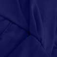 thumbnail image 6 of qolati Women's Wrap V Neck Dress 2023 Long Sleeve Tie Waist Ruffle Hem Cocktail Dress Elegant Wedding Guest Party Swing Mini Dresses, 6 of 6