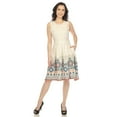 thumbnail image 5 of White Mark Women's Fit and Flare Knee Length Dress, 5 of 6