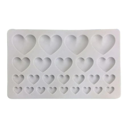 

25 Holes Heart Shape Silicone Material Cake Mould Silicone Cupcake Mold for Home