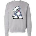 thumbnail image 2 of Inktastic Old English Sheepdog Adult Sweatshirt, 2 of 4