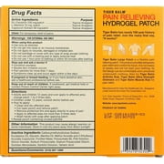 Tiger Balm Pain Relieving Patch, 5 Count, Relieves Backaches, Strains, Sore Muscles, and Sprains