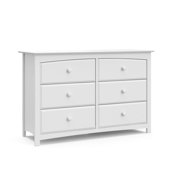Storkcraft Kenton 6 Drawer Universal Dresser Cherry Storkcraft Kenton 6 Drawer Universal