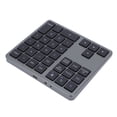 thumbnail image 1 of Y 2.4g teclado numérico inalámbrico para computadoras portátiles, computadoras PC MacBooks & Tablets, Número Portátil de Doble Modo Recargible 35 Teclas para W,, 1 of 7
